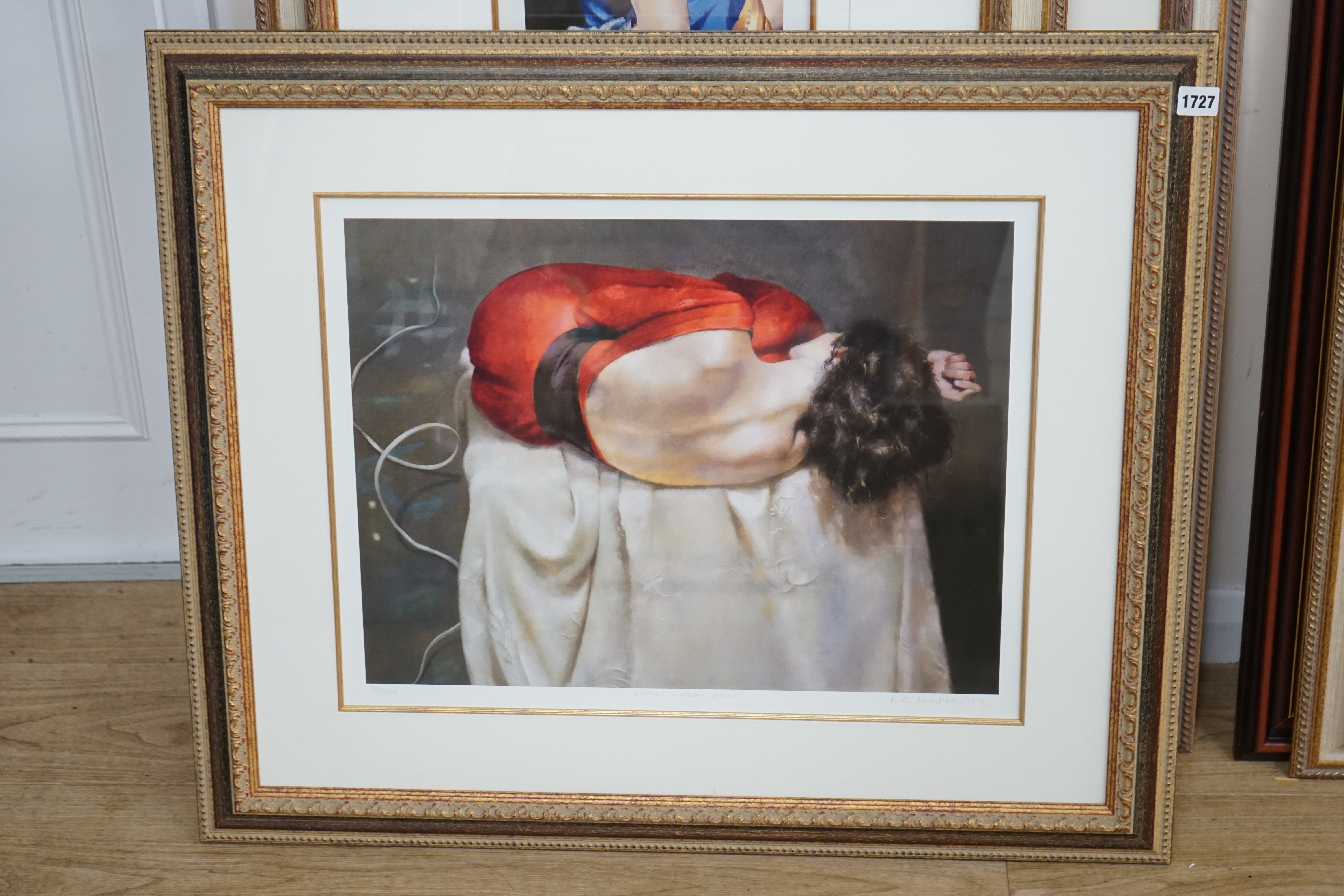 Robert Lenkiewicz (1941-2002), offset lithograph, 'Esther - rear view', signed in pencil and titled, 134/250, 40 x 52cm. Condition - good